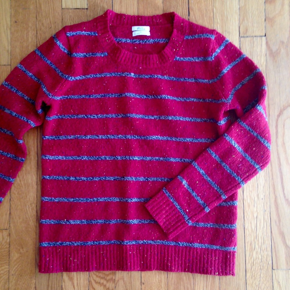 Madewell Striped Wool Sweater S